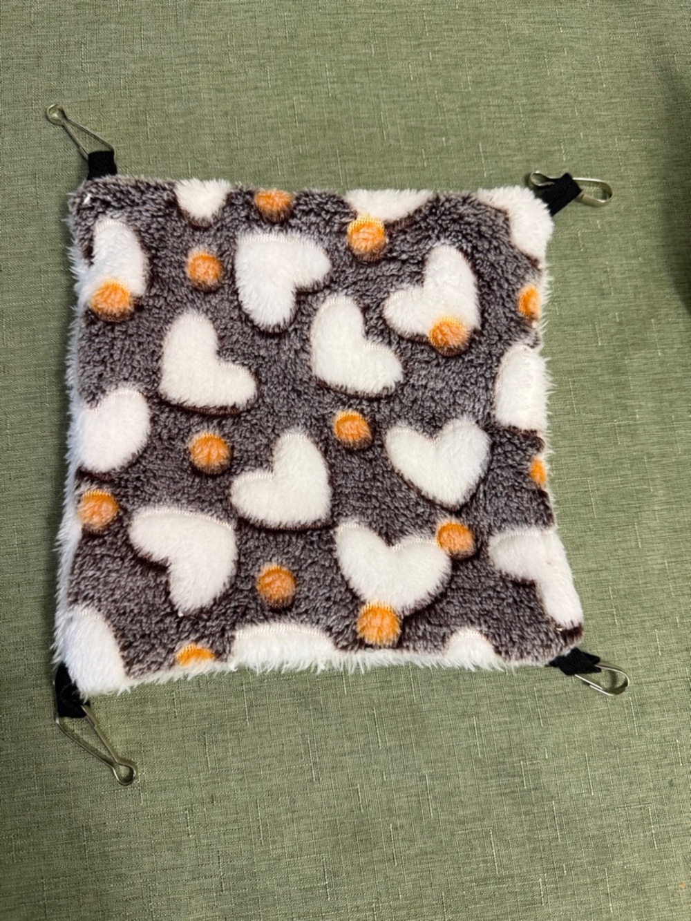 Soft Fleece Small Pet Hammock Cage Bed 
For rat guinea pig small pet